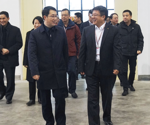 苏州园区党工委书记吴庆文一行莅临我司考察
